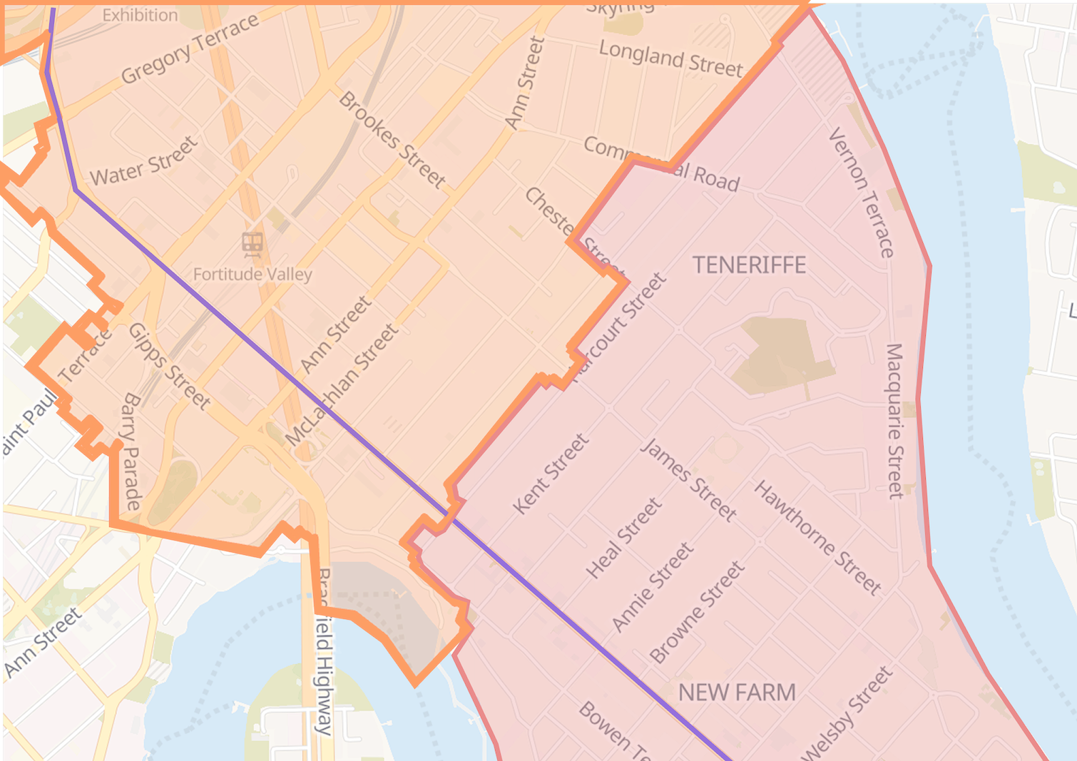 Brunswick Street with two postcodes