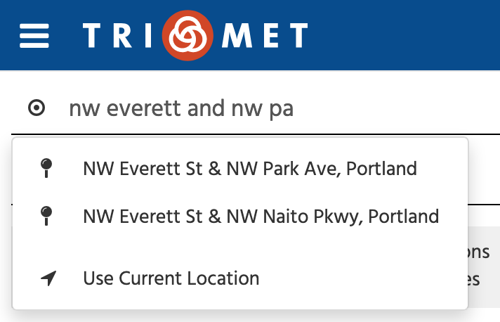 Search intersection query